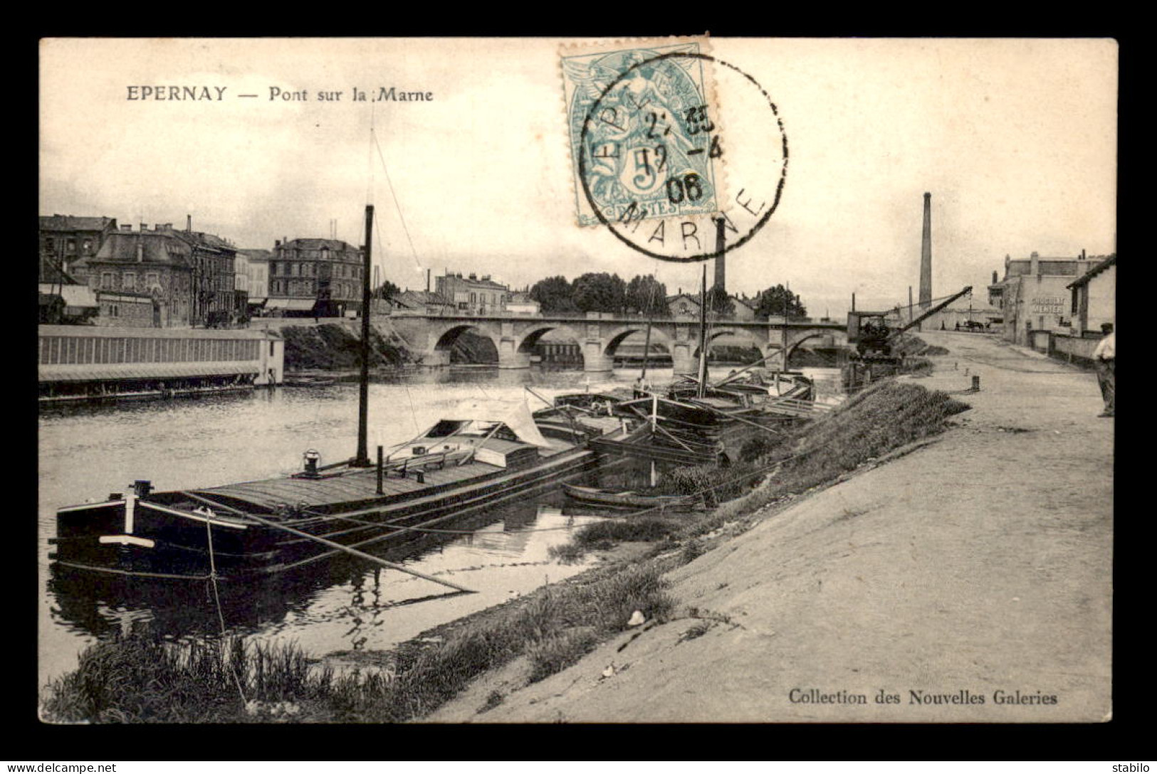 51 - EPERNAY - PONT SUR LA MARNE - PENICHES - Epernay