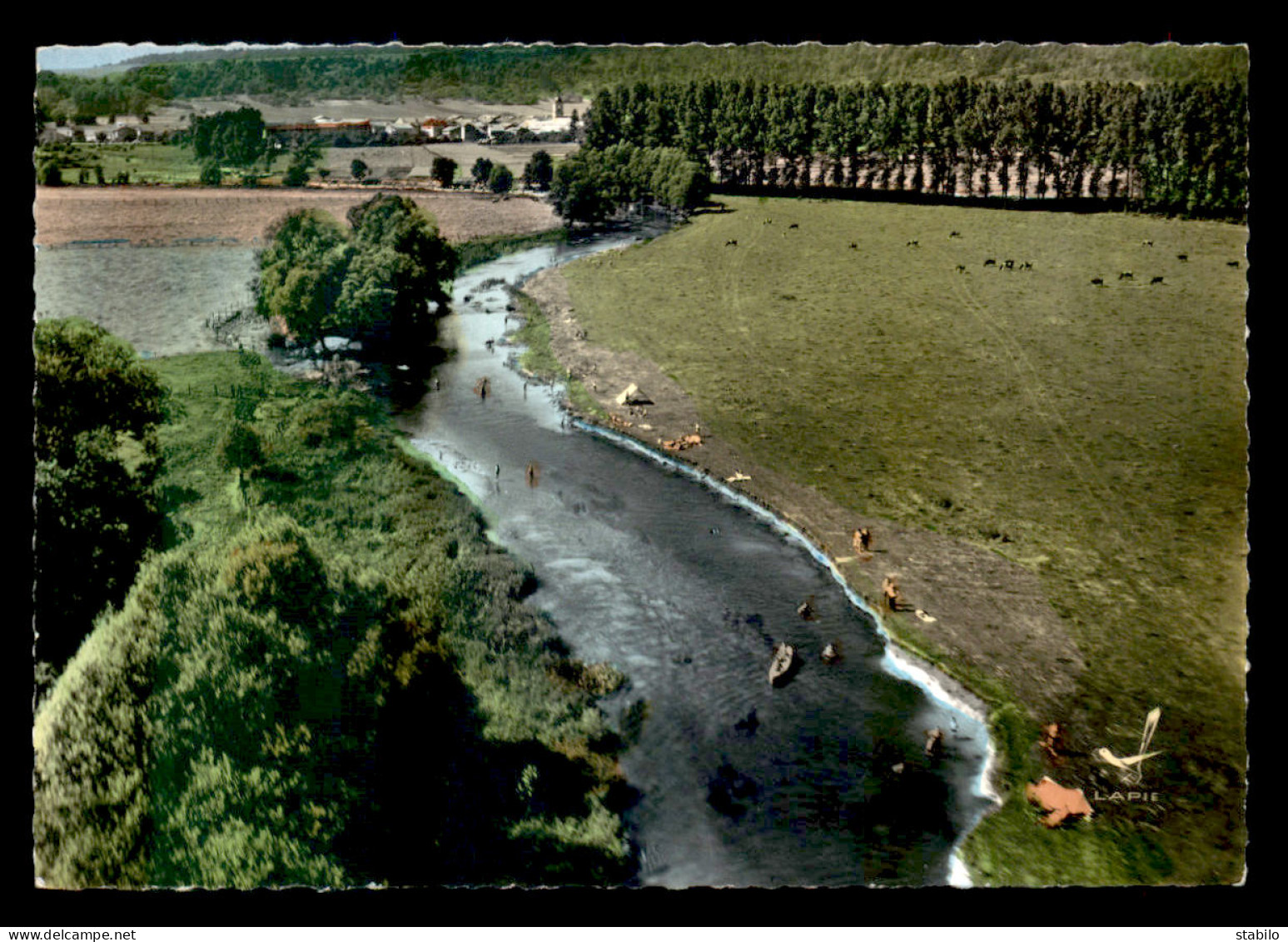 55 - COMMERCY - VUE AERIENNE - LA BAIGNADE - Commercy