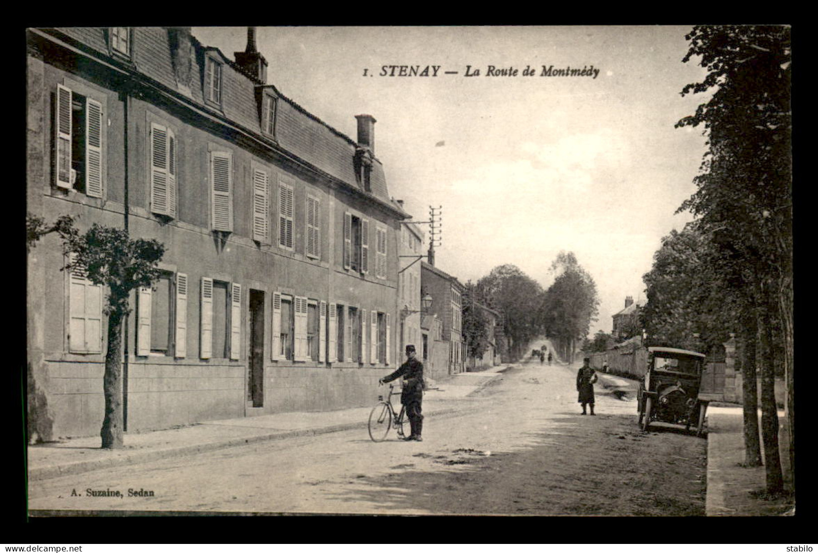 55 - STENAY - ROUTE DE MONTMEDY - EDITEUR A. SUZAINE - Stenay