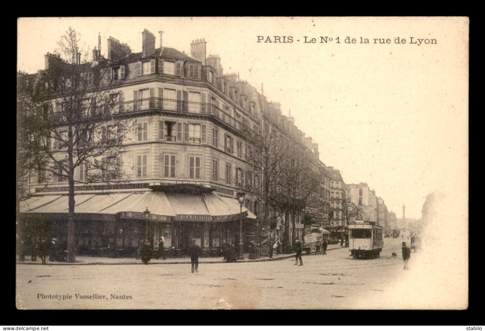 75 - PARIS 12EME - RESTAURANT G. GARNIER, 1 RUE DE LYON - Paris (12)