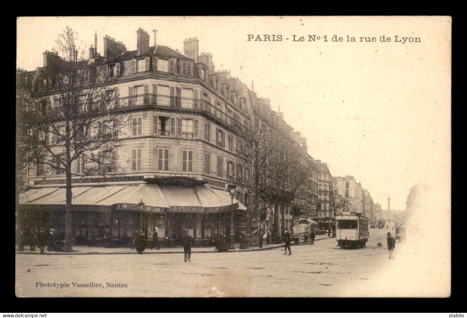 75 - PARIS 12EME - RESTAURANT G. GARNIER, 1 RUE DE LYON - District 12