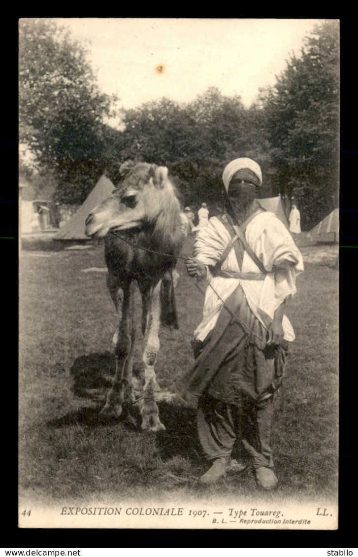 75 - PARIS 12EME - BOIS DE VINCENNES - EXPOSITION COLONIALE 1907 - TYPE TOUAREG - District 12