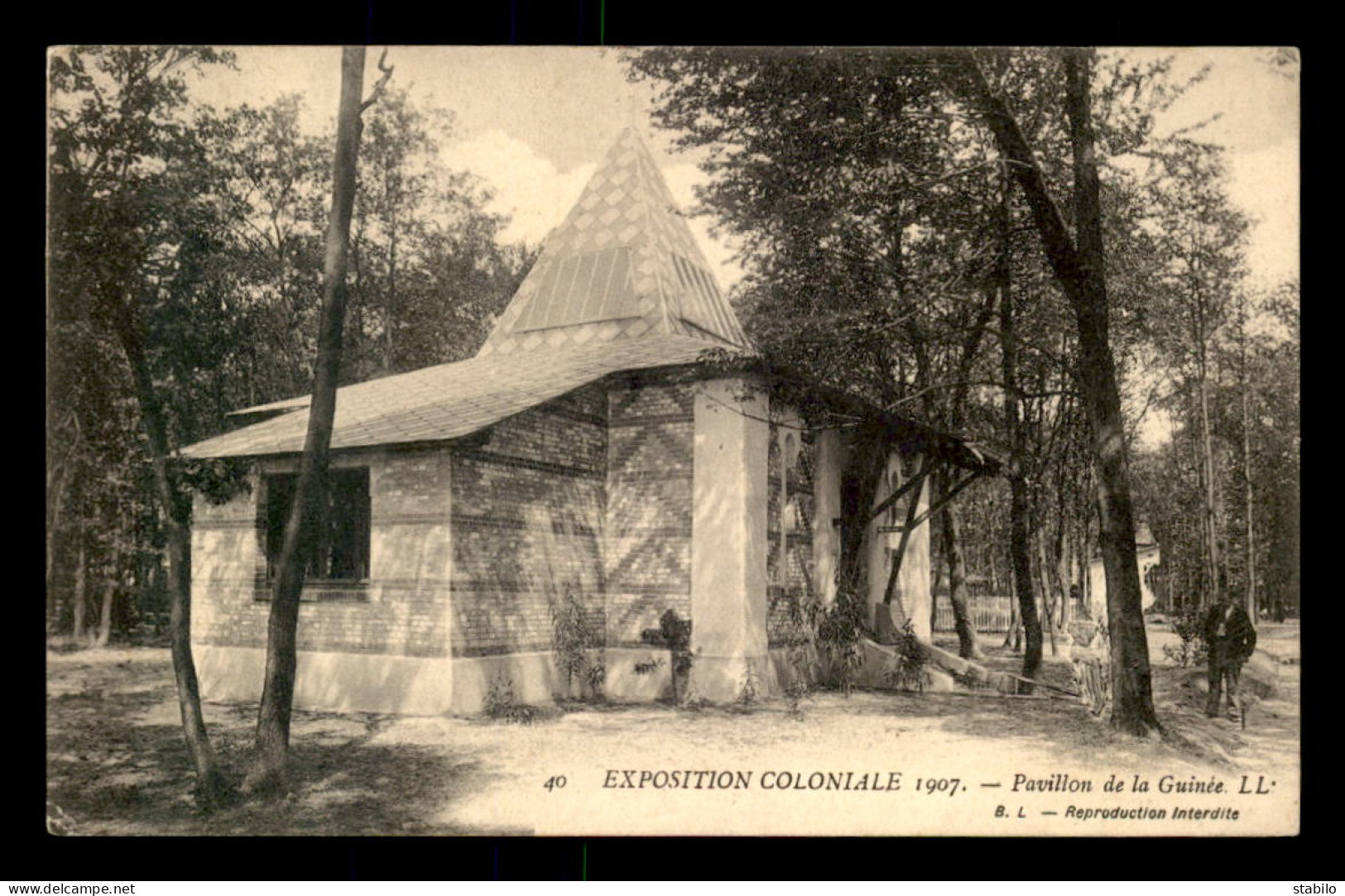 75 - PARIS 12EME - BOIS DE VINCENNES - EXPOSITION COLONIALE 1907 - PAVILLON DE LA GUINEE - District 12