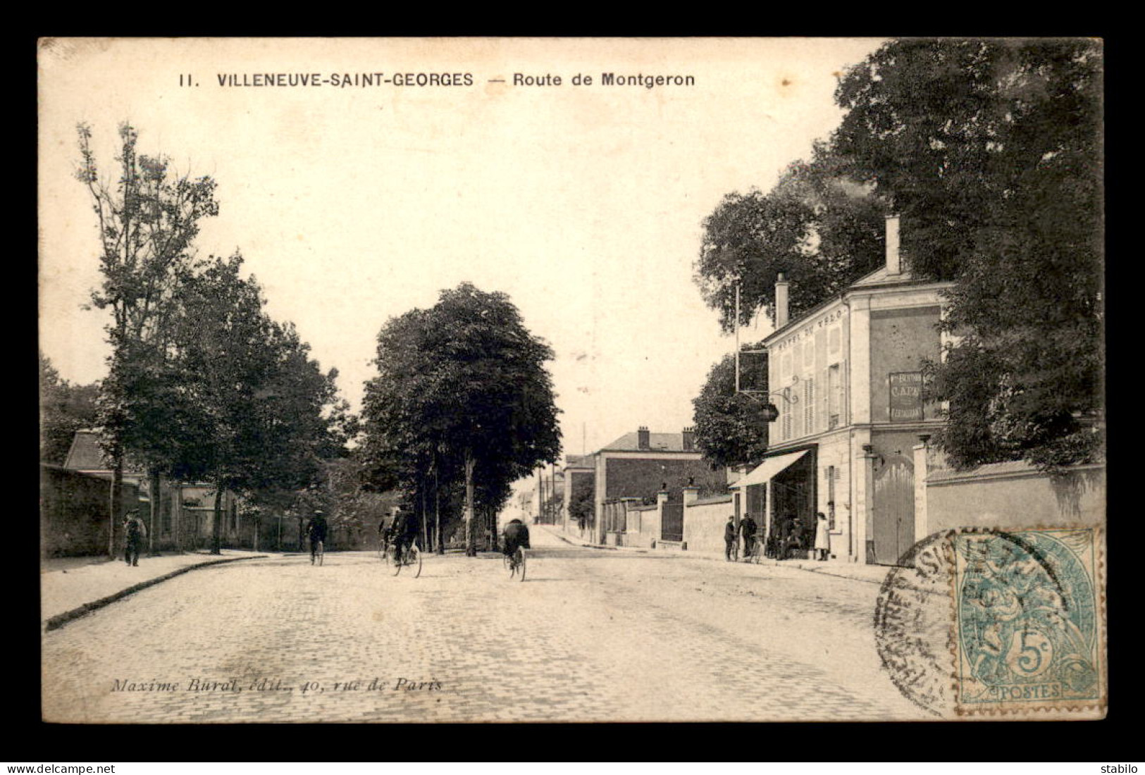 94 - VILLENEUVE-ST-GEORGES - ROUTE DE MONTGERON - Villeneuve Saint Georges