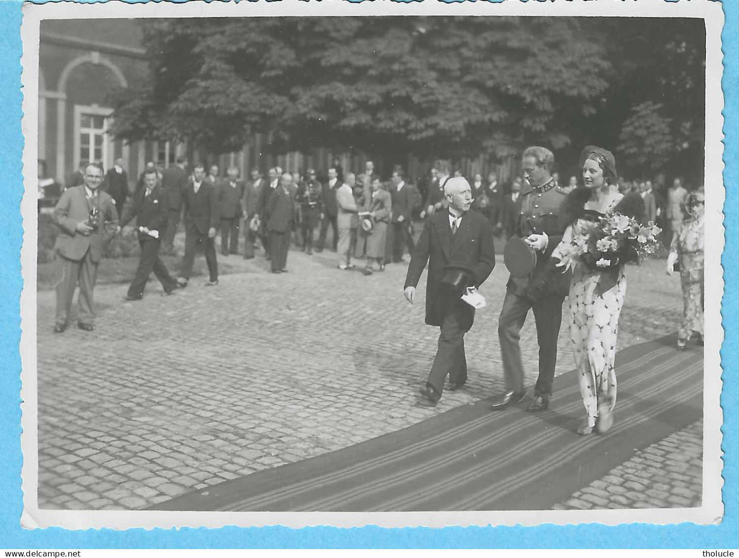 Photo Originale-Gembloux-Visite Du Roi Léopold III Et De La Reine Astrid Le 30 Juillet 1935-Photo-Lux-J.Stevenart- Yvoir - Famous People