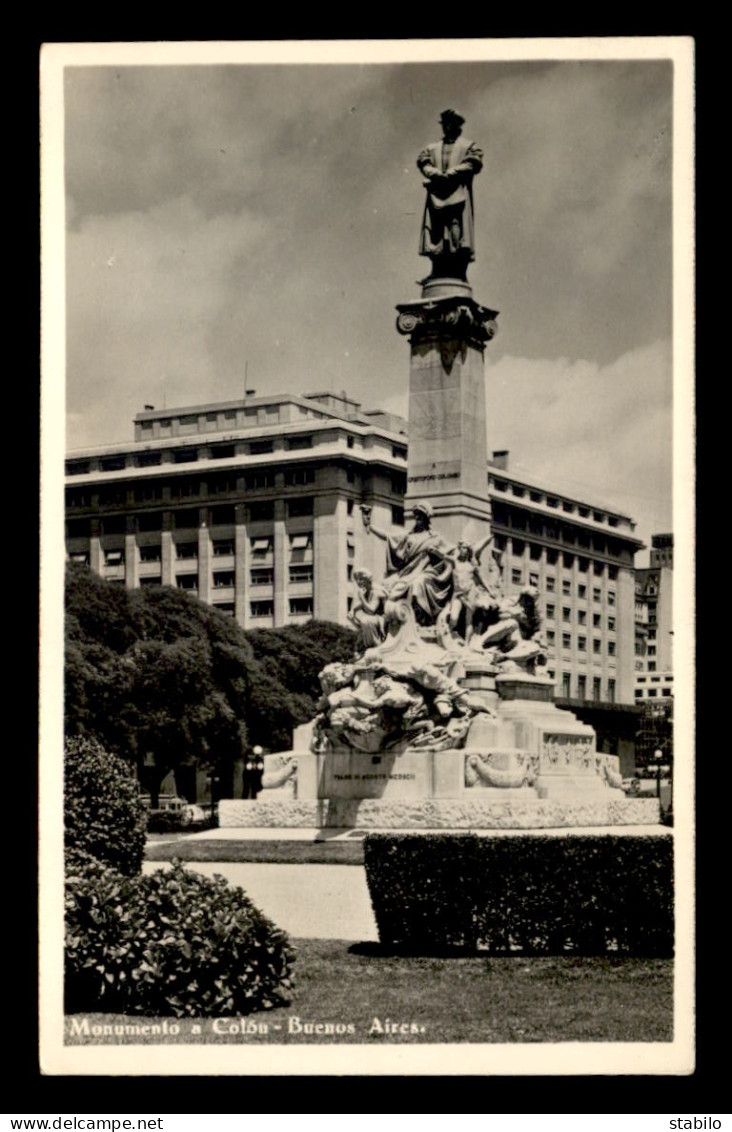 ARGENTINE - BUENOS AIRES - MONUMENTO A COLON - Argentina