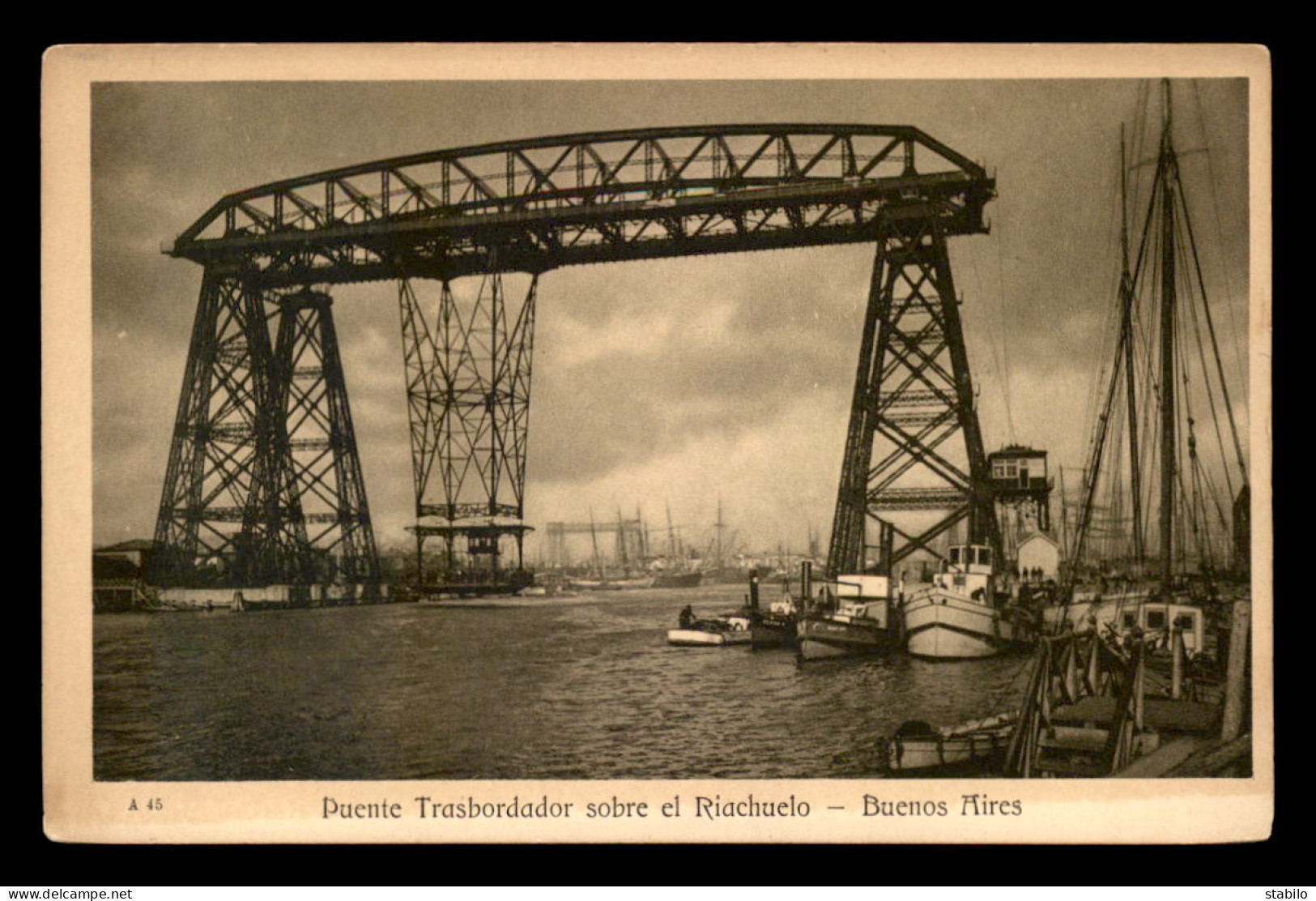 ARGENTINE - BUENOS AIRES - PUENTE TRASBORDADOR SOBRE EL RIACHELO - Argentina