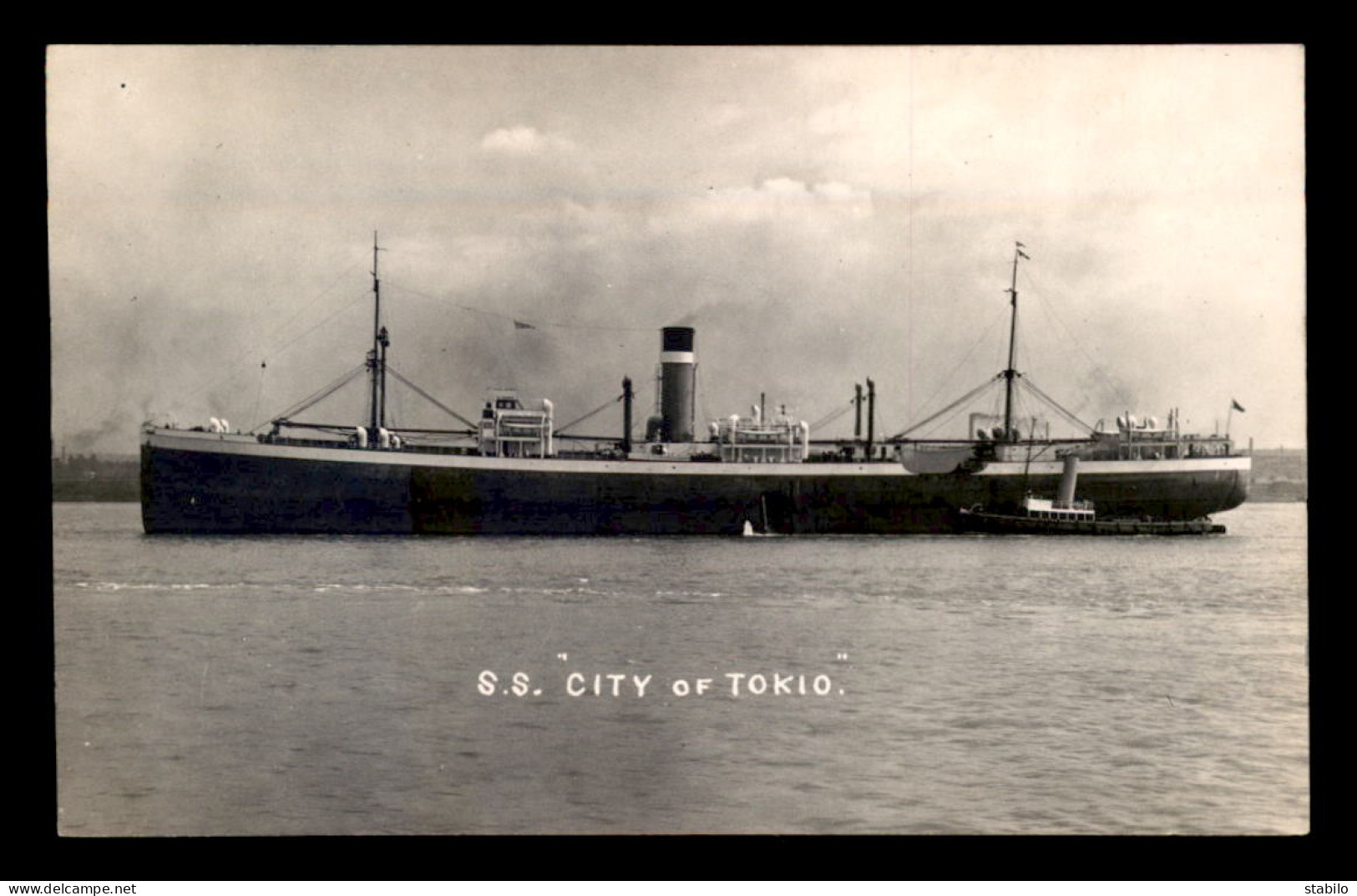 BATEAUX  - CARGO S.S. CITY OF TOKIO - Handel