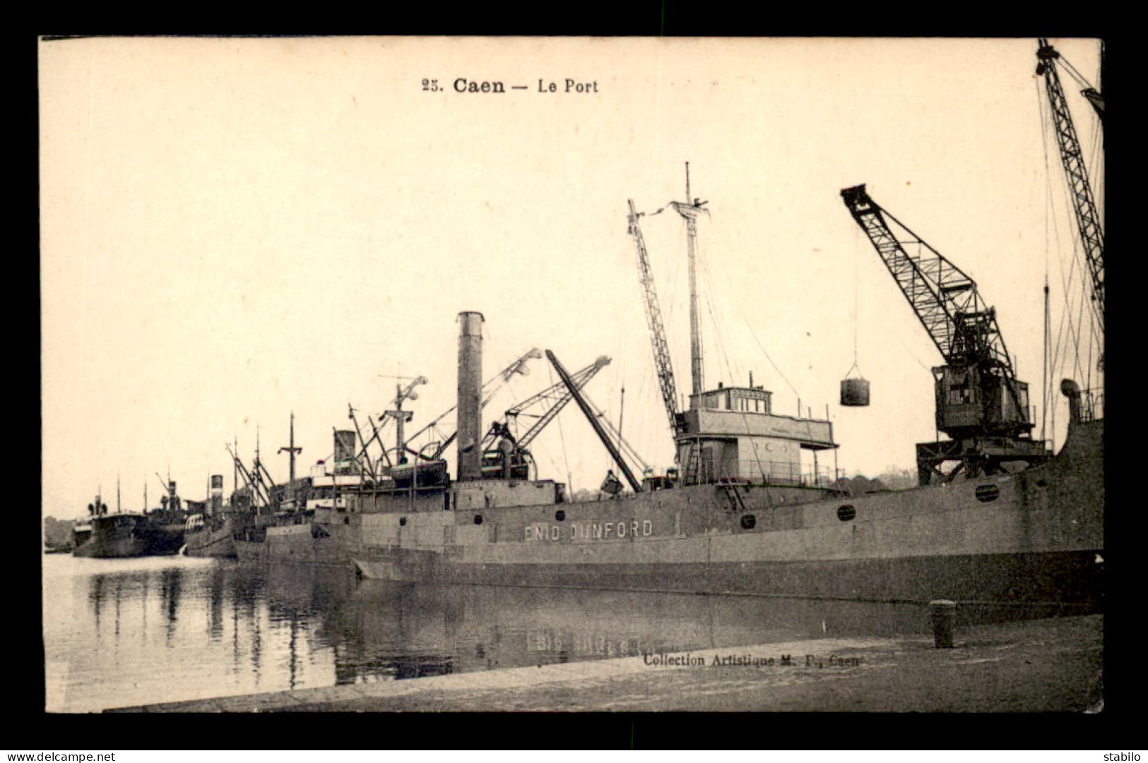 BATEAUX - CARGO "ENID DUNFORD" AU PORT DE CAEN - Cargos