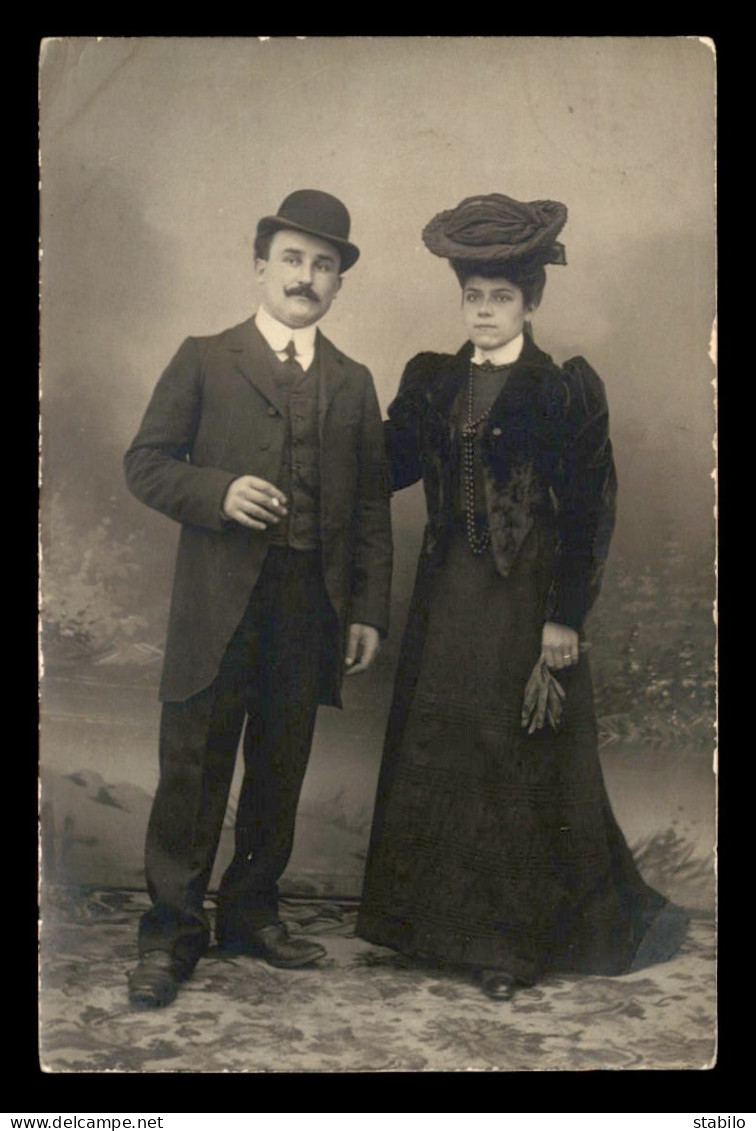 CARTE PHOTO - HOMME - FEMME - COUPLE - MODE - Photographs