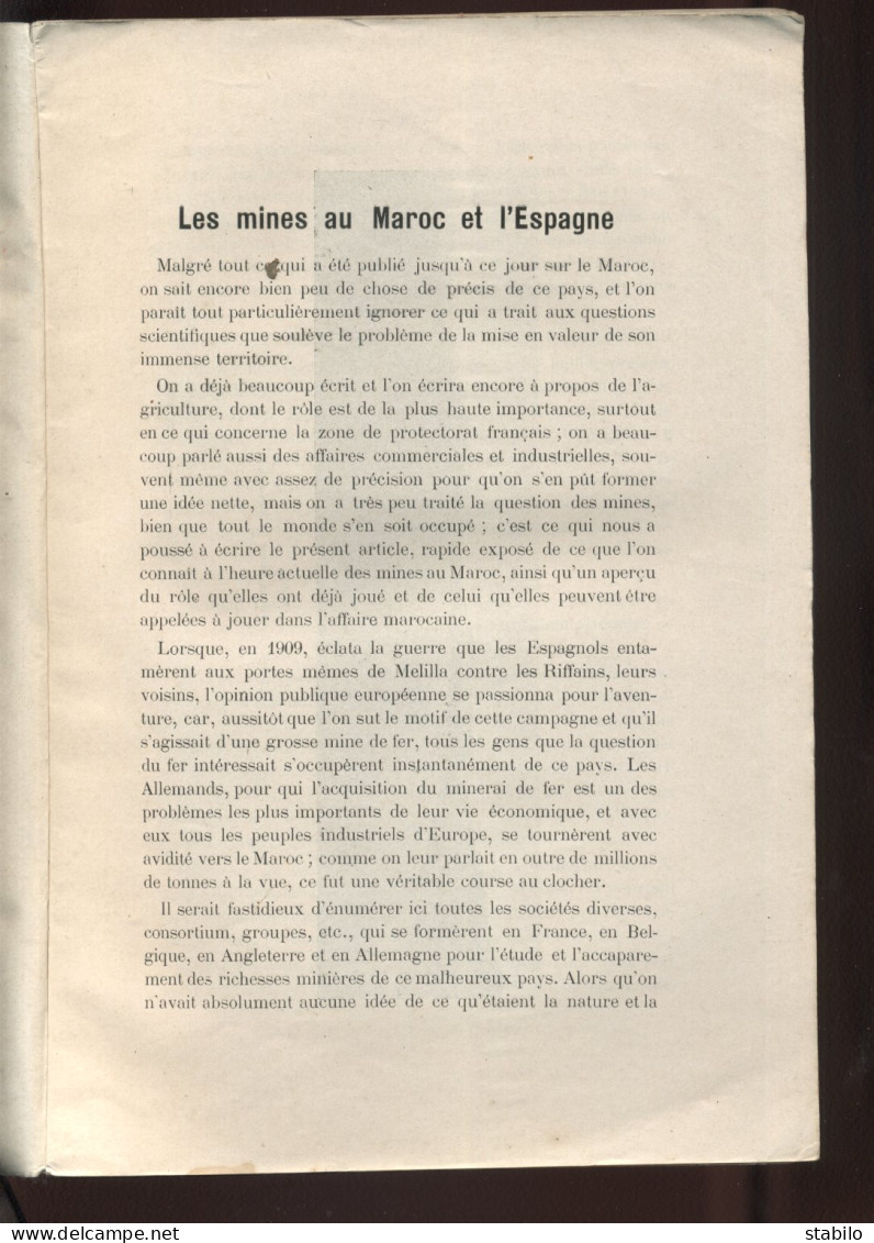 BULLETIN DE LA SOCIETE FRANCAISE DES INGENIEURS COLONIAUX -  N°69 1ER TRIMESTRE 1914 - Other & Unclassified