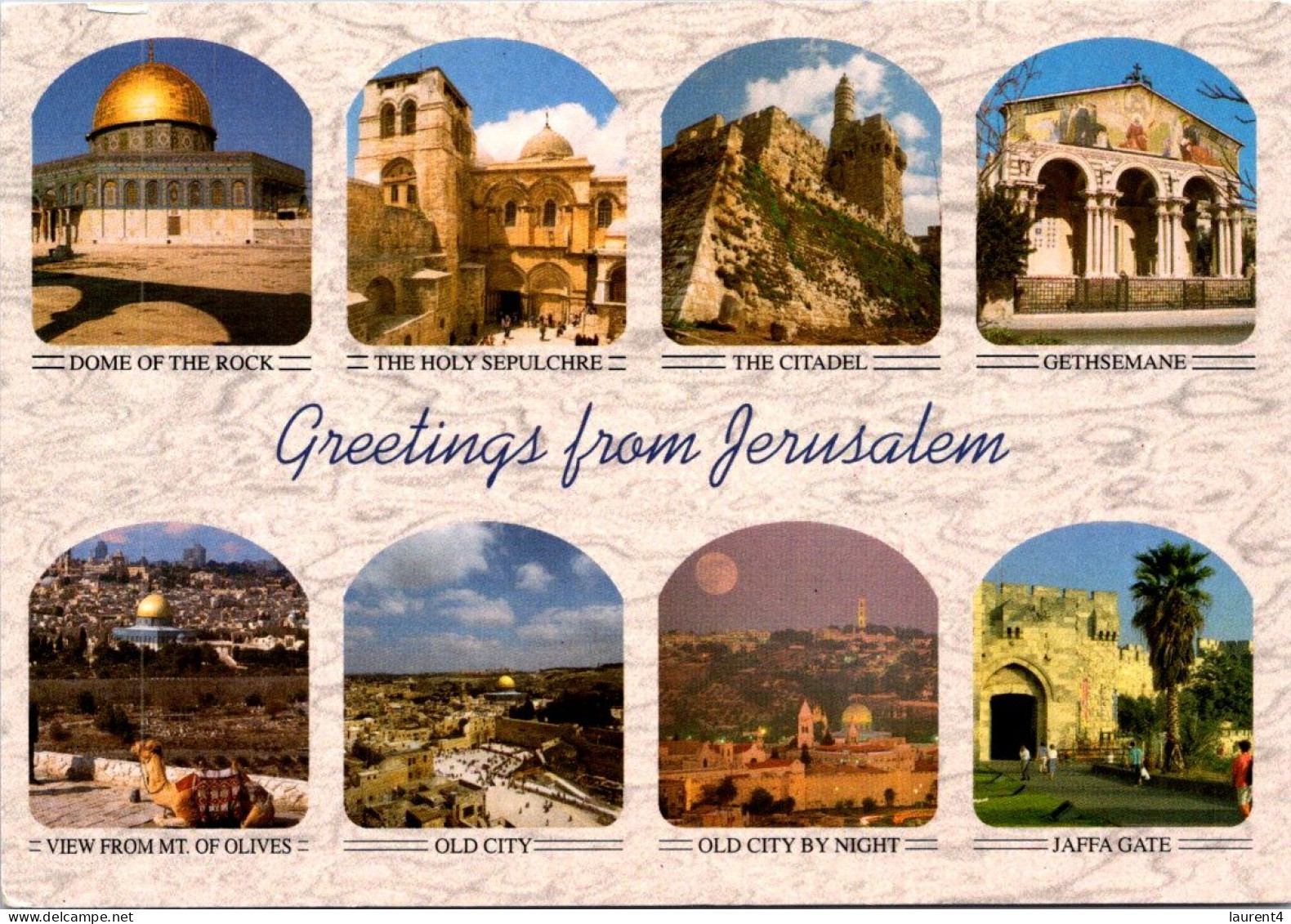 7-5-2024 (4 Z 23) Israel - Greetings From Jerusalem (posted To France 2006) - Israel