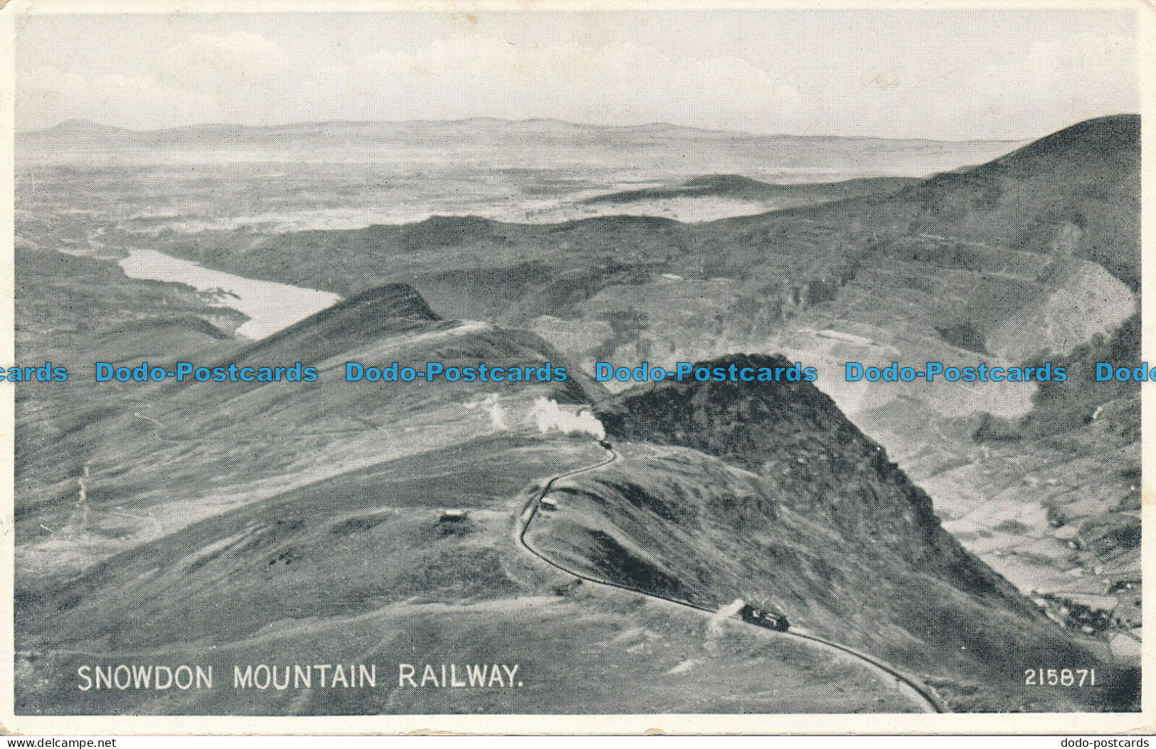 R032970 Snowdon Mountain Railway. Valentine. Silveresque. No 215871 - Monde