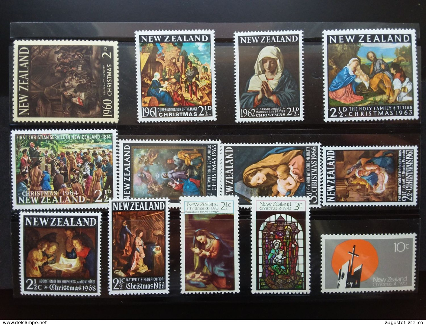 NUOVA ZELANDA - Natale Dal 1960 Al 1970 - Nuovi ** + Spese Postali - Unused Stamps