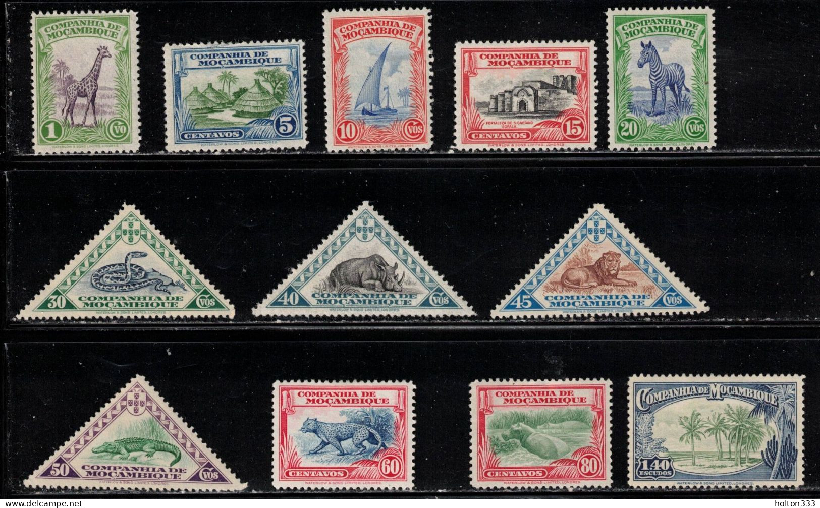 MOZAMBIQUE COMPANY Scott # 175//89 MH - Short Set - Mozambique