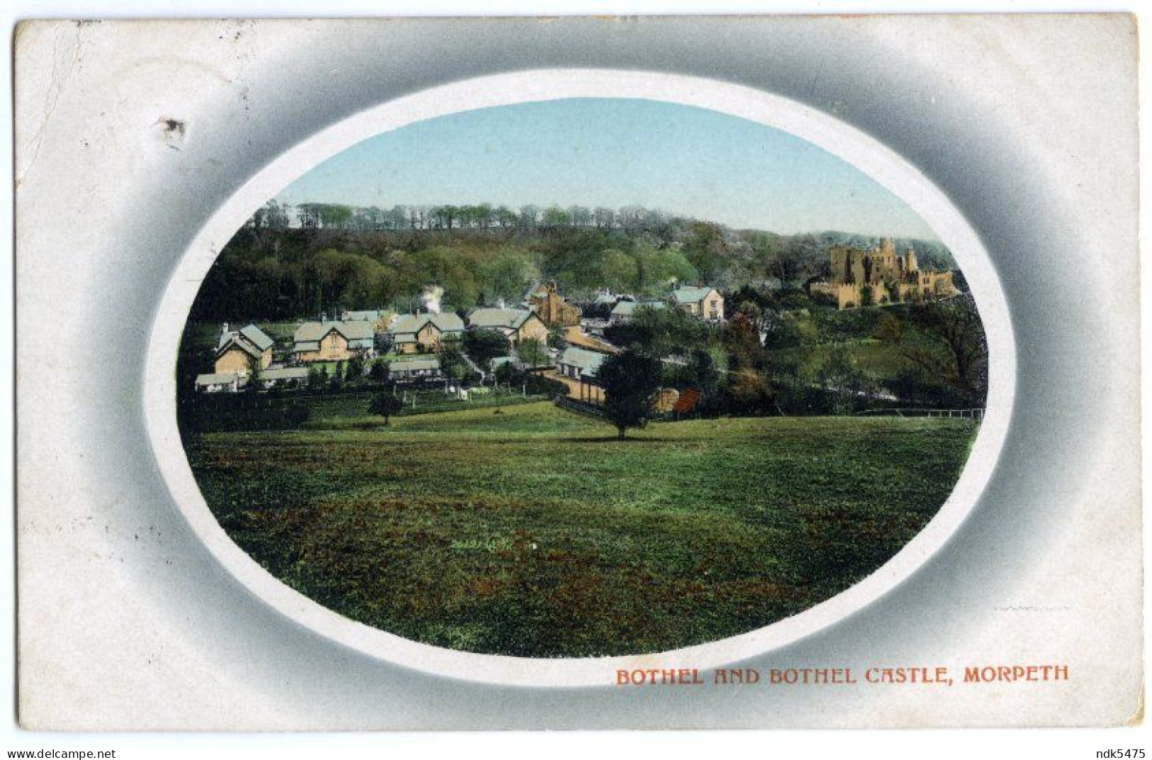 MORPETH : BOTHEL AND BOTHEL CASTLE / POSTMARK / BARNSLEY, HUDDERSFIELD ROAD, (LODGE) - Altri & Non Classificati