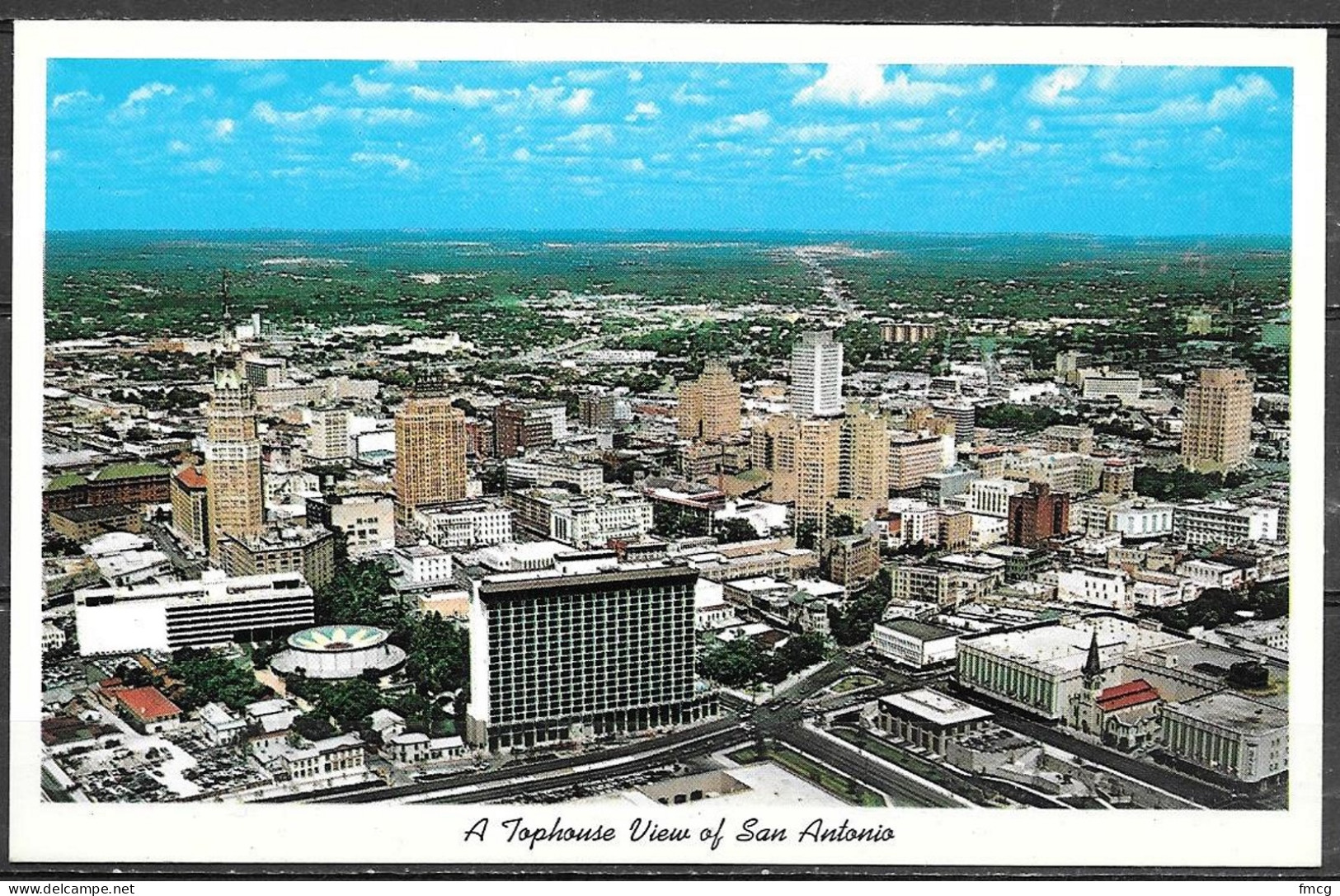 Texas, San Antonio, Tophouse View, Unused - San Antonio