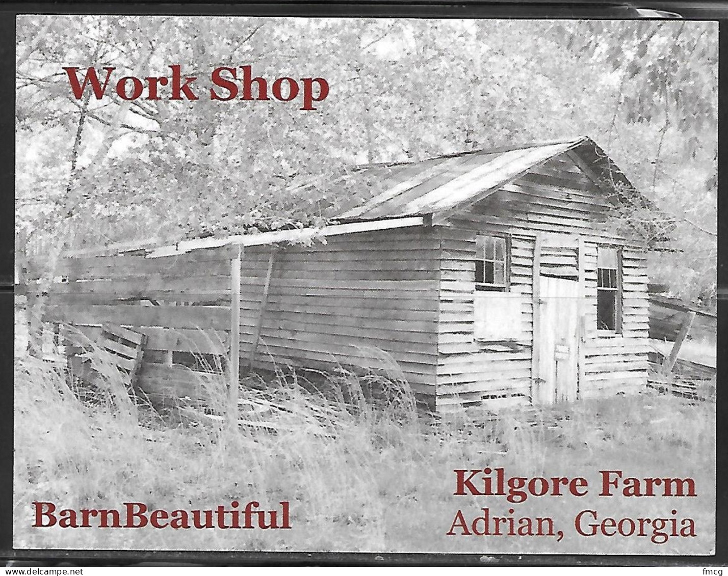Georgia, Adrain, Kilgore Farm, Work Shop, Unused  - Altri & Non Classificati