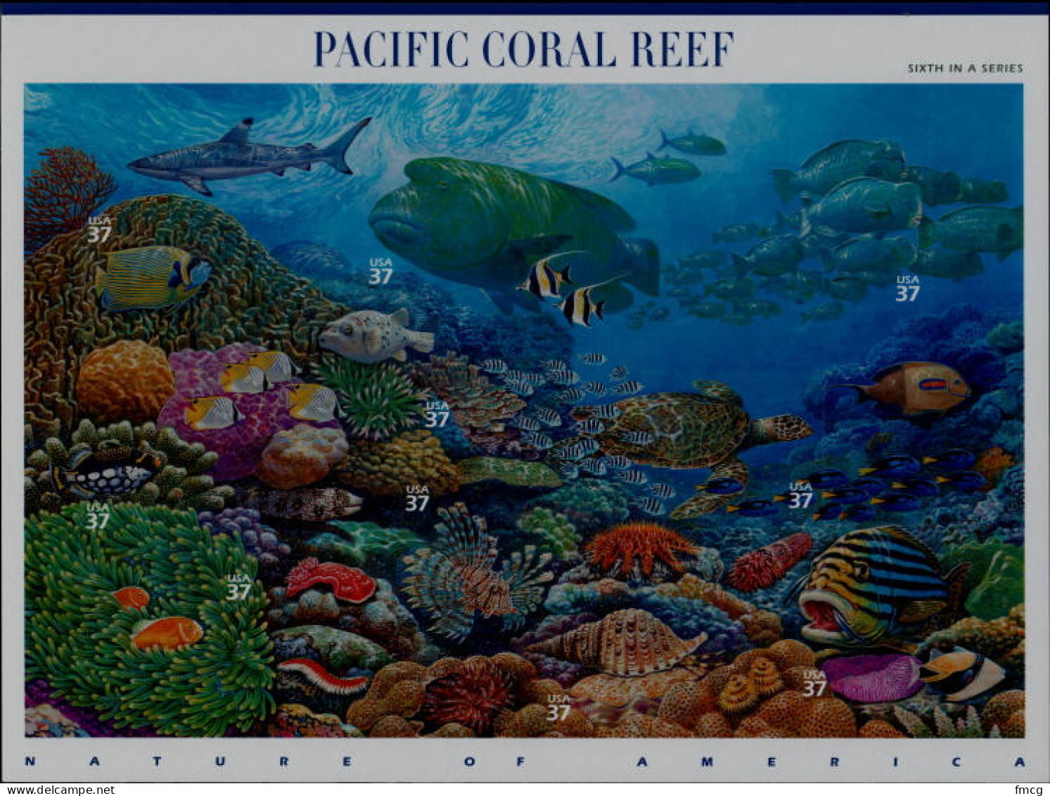 2004 Pacific Coral Reef, 10 Stamps, Mint Never Hinged - Ungebraucht