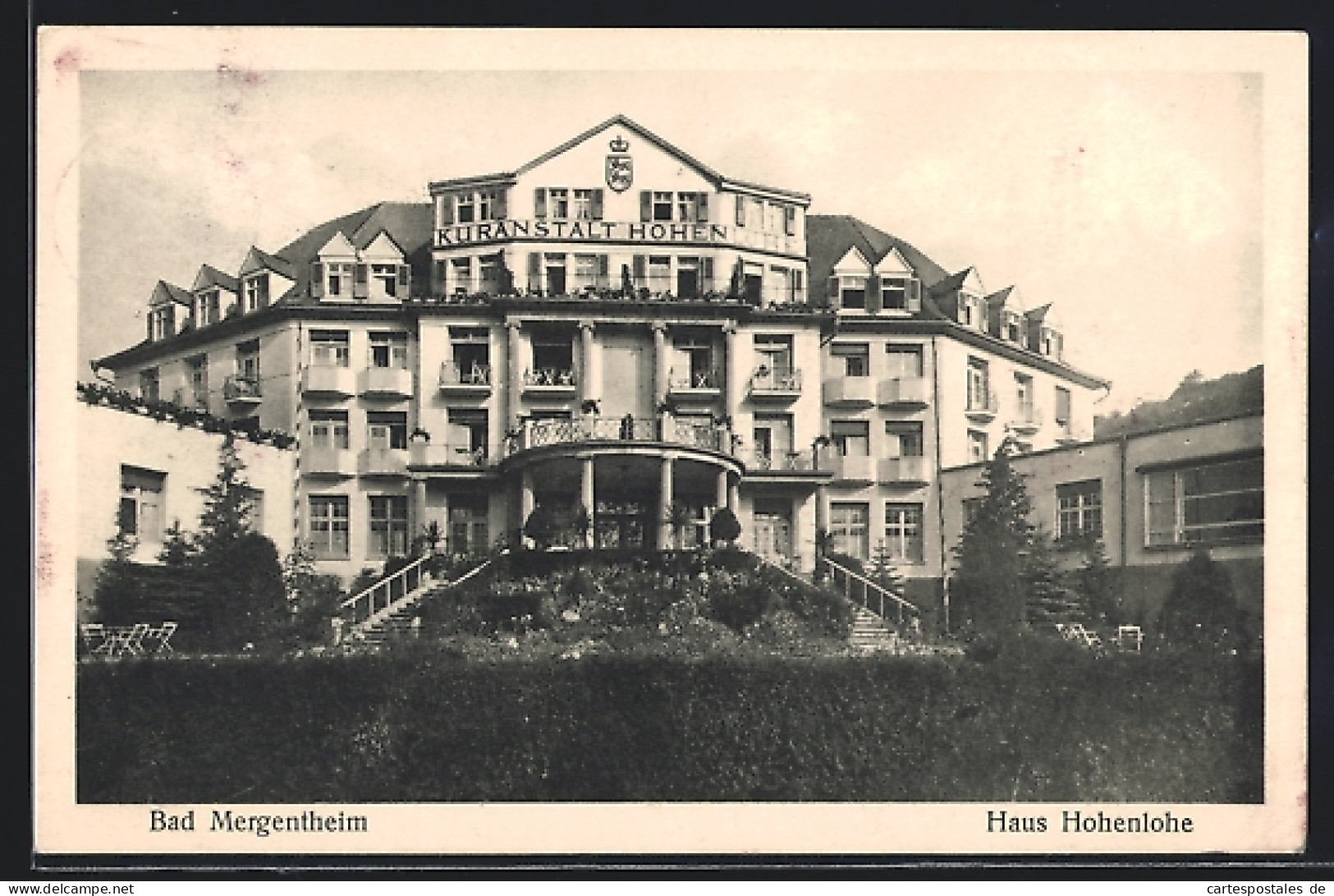 AK Bad Mergentheim, Kuranstalt Hotel Hohenlohe  - Bad Mergentheim