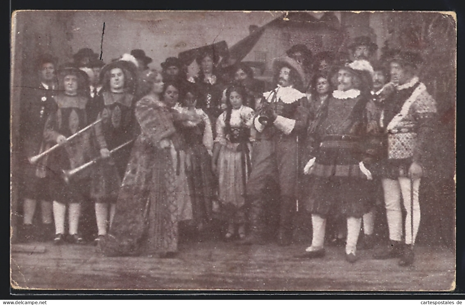 Foto-AK Simmerberg, Theater, Szene Aus Der Trompeter Von Säkkingen  - Theater