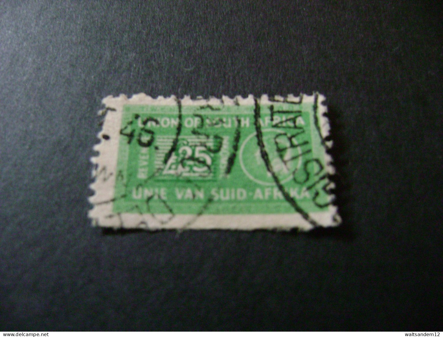 South Africa 1943/46 £25 'Bantam' - Used Revenue Stamp - Oblitérés