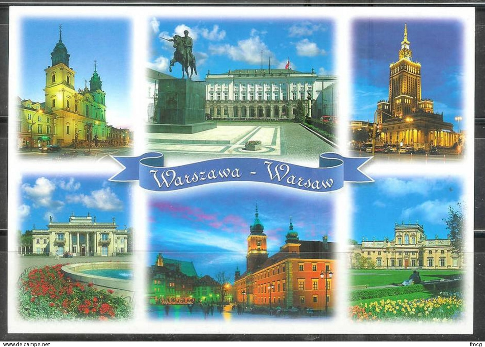 Warsaw, Palaces And St. Peters Church, Unused - Pologne