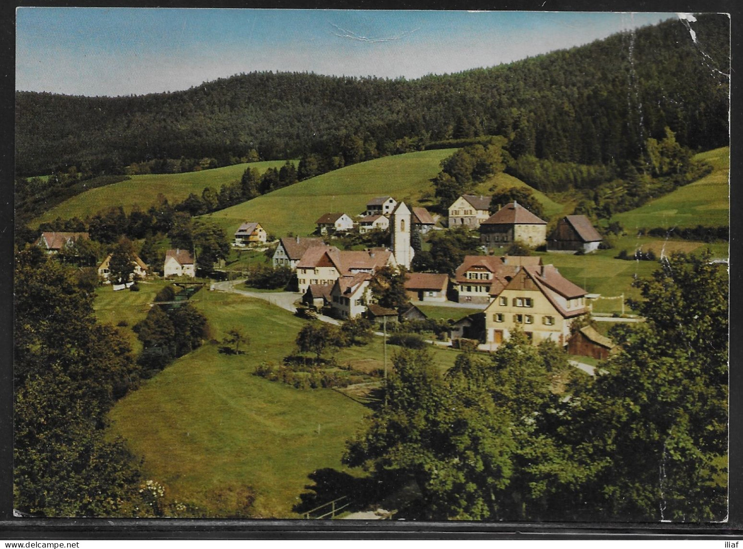 Germany.    Germany.   Reinerzau Uber Freudenstadt (wurtt. Schwarzwalf). Bahnstation Illustrated View Posted Postcard - Alpirsbach