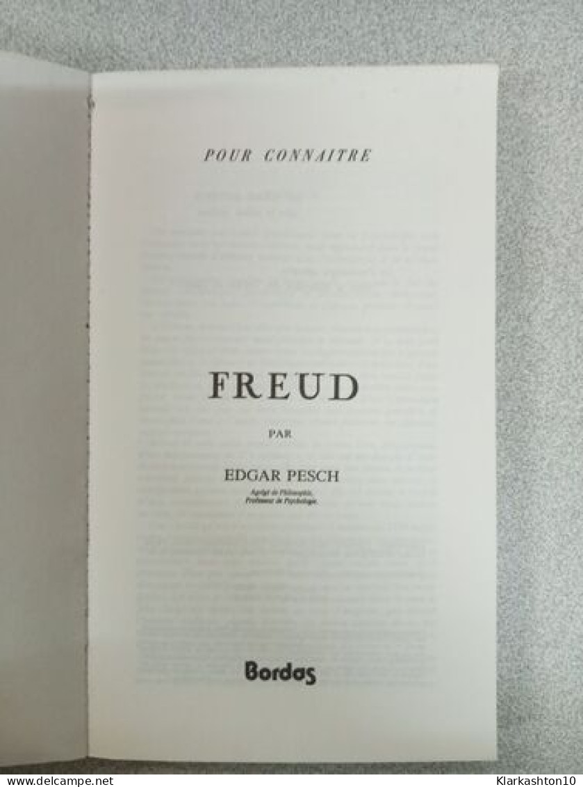 Freud - Altri & Non Classificati