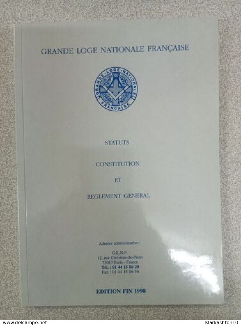 Grande Loge Nationale Française - Other & Unclassified