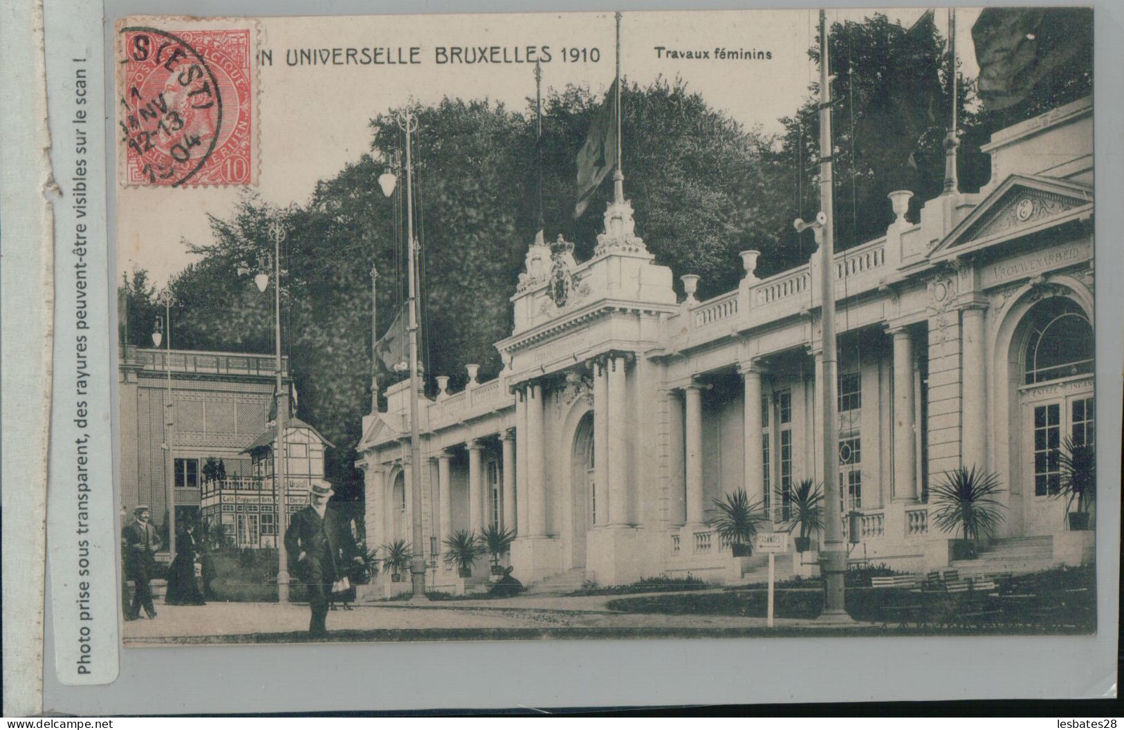 EXPOSITION  UNIVERSELLE BRUXELLES 1910  Travaux Féminins   (2024 Avril 361) - Wereldtentoonstellingen