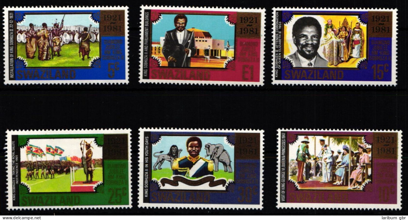 Swaziland 378-383 Postfrisch #JY665 - Swaziland (1968-...)