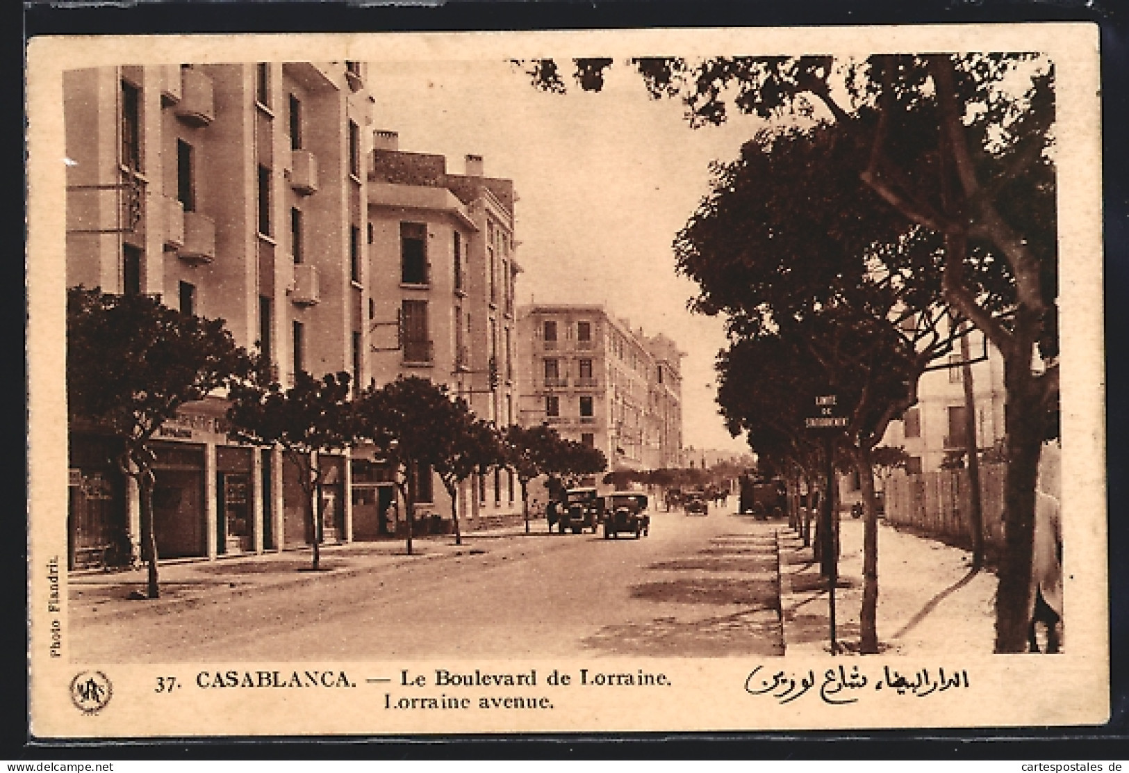 CPA Casablanca, Le Boulevard De Lorraine  - Casablanca