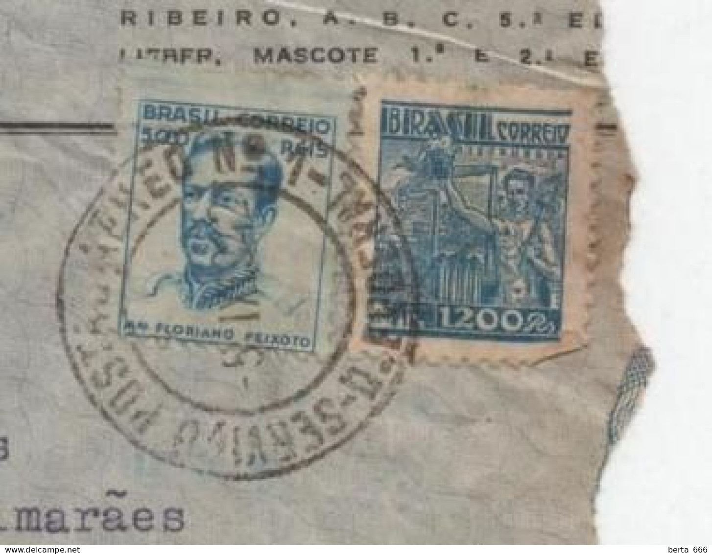 Banco Aliança Do Rio De Janeiro * Carta Circulada De Brasil A Portugal * 1942 - Briefe U. Dokumente