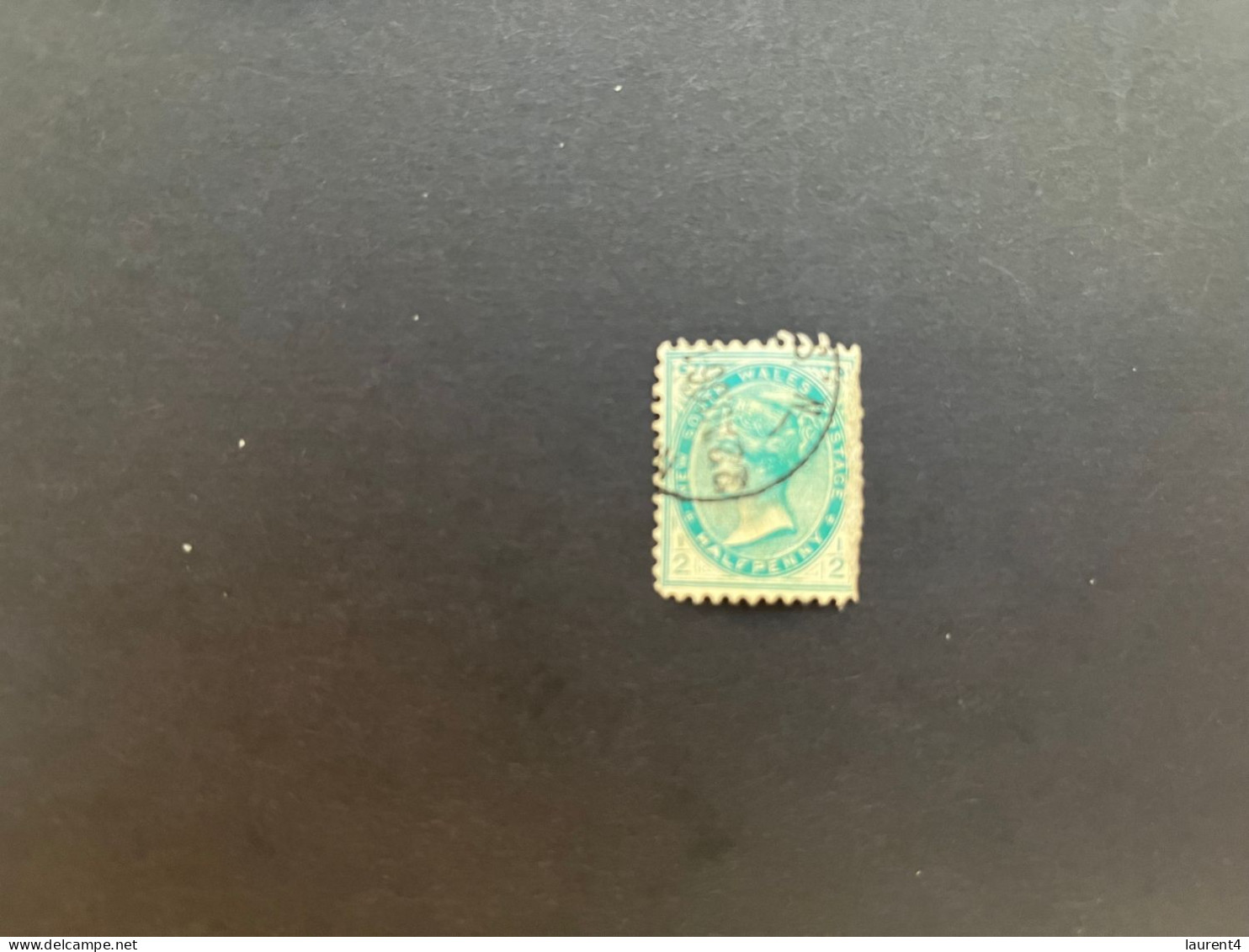 (stamps 7-5-2024) Very Old Australia Stamp - NSW Half Penny X 1 Stamp - Oblitérés