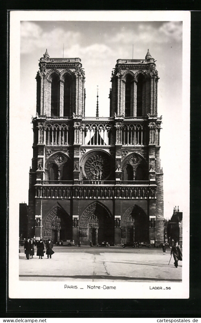 AK Paris, Cathédrale Notre-Dame  - Andere & Zonder Classificatie