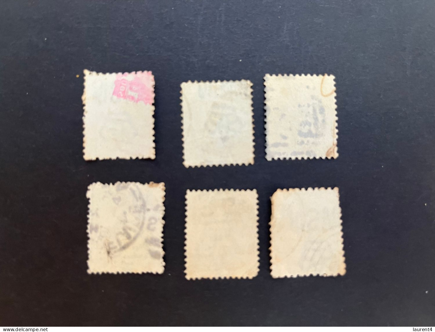 (stamps 7-5-2024) Very Old Australia Stamp - NSW - Half Penny (6 Stamps) - Usati