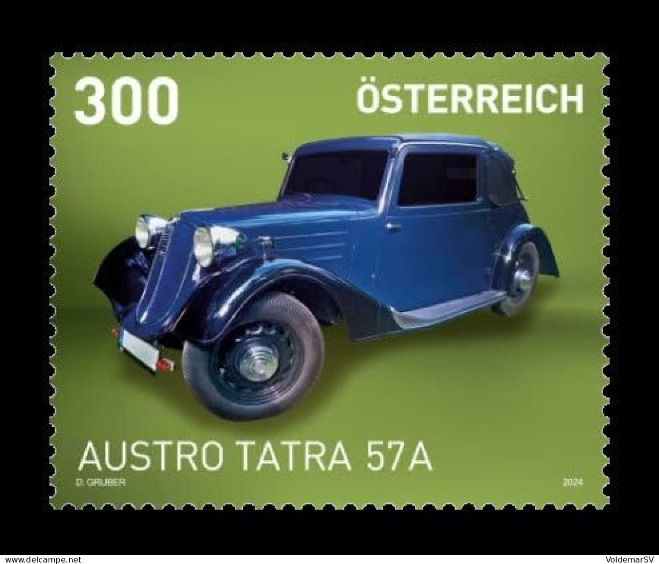 Austria 2024 Mih. 3787 Automobile Austro Tatra 57A MNH ** - Unused Stamps