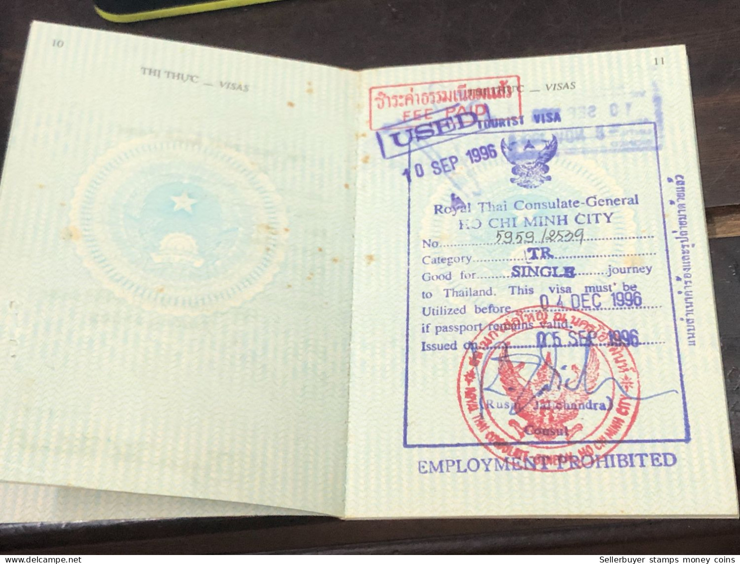 VIET NAM -OLD-ID PASSPORT-name-LE VAN NAM-2001-1pcs Book - Collections