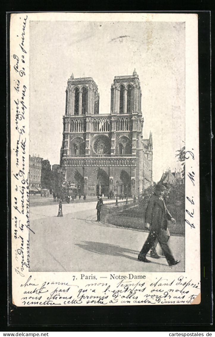 AK Paris, Cathédrale Notre-Dame  - Autres & Non Classés