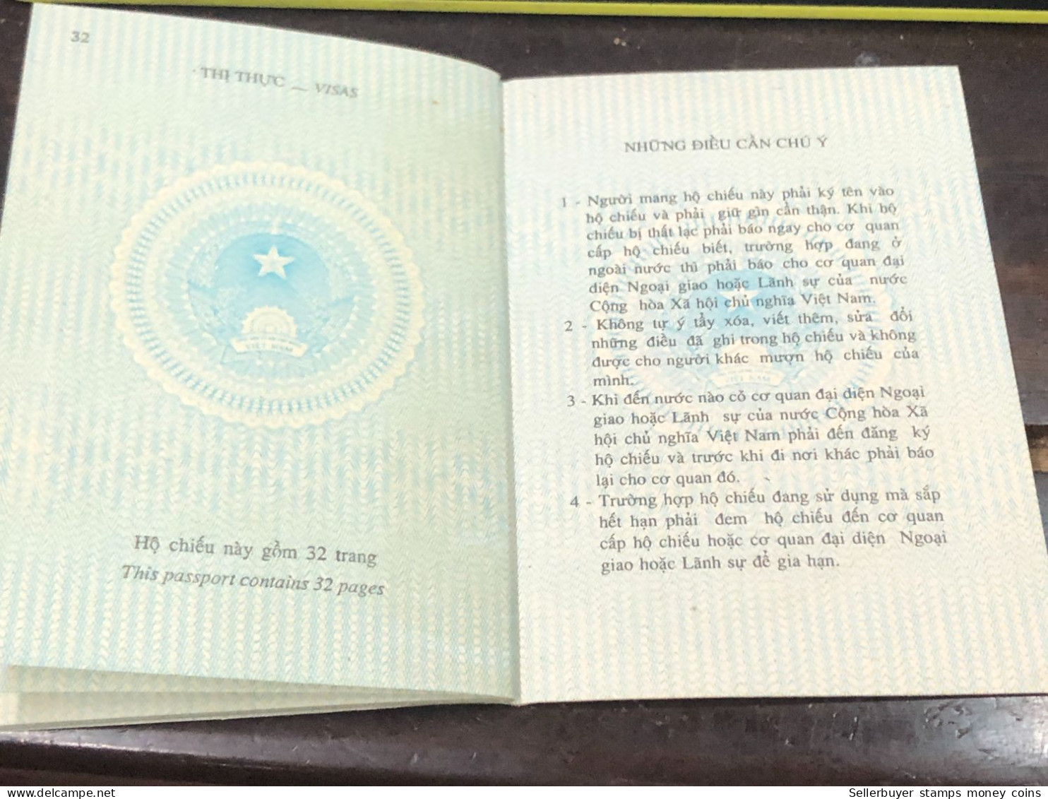 VIET NAM -OLD-ID PASSPORT-name-VIEN VAN THO-2001-1pcs Book - Sammlungen