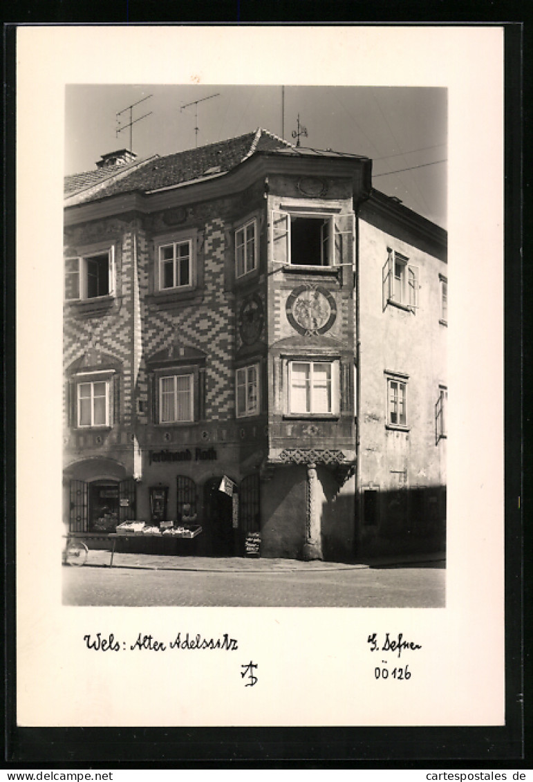 Foto-AK Adalbert Defner: Wels, Alter Adelssitz  - Sonstige & Ohne Zuordnung