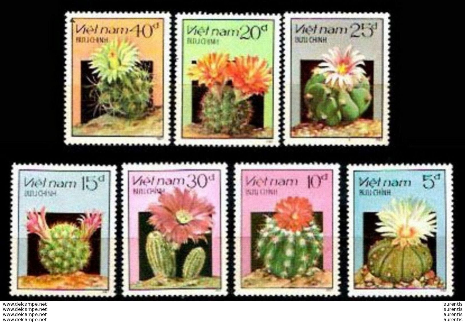 3178  Cactus - Vietnam 1987 - MNH - 2,75 -- - Cactusses