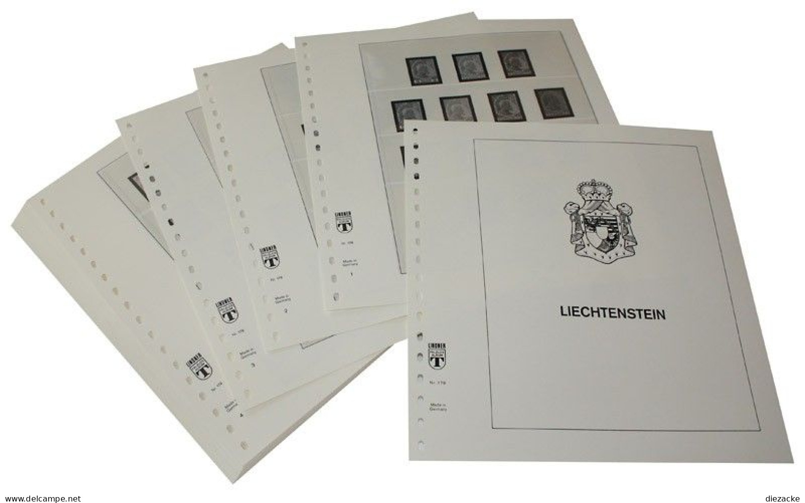 Lindner-T Liechtenstein 1912-1959 Vordrucke 178 Neuware ( - Pre-Impresas