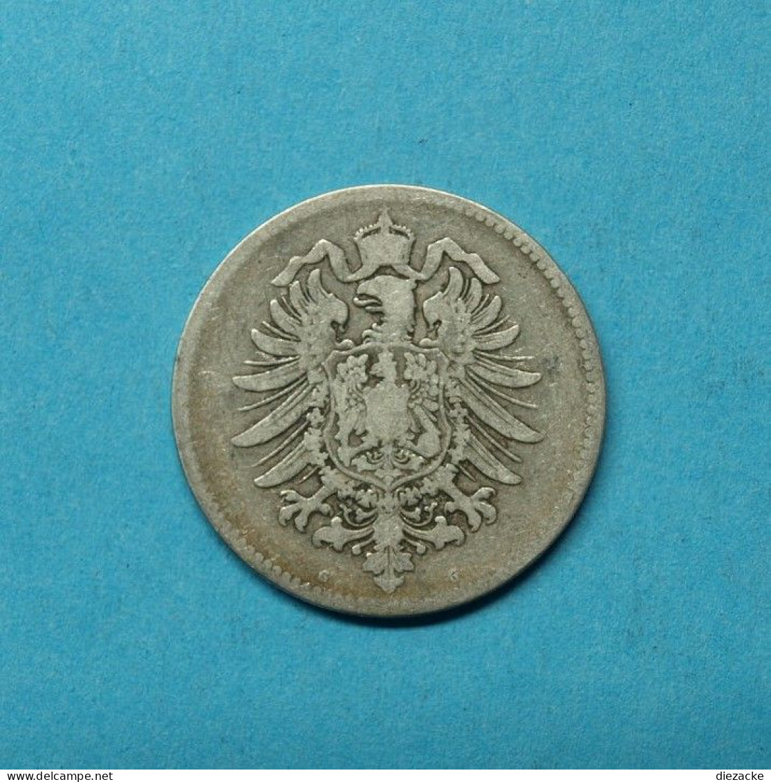 Deutsches Reich 1876 G 1 Mark Kleiner Adler Silber (M4846 - Otros & Sin Clasificación