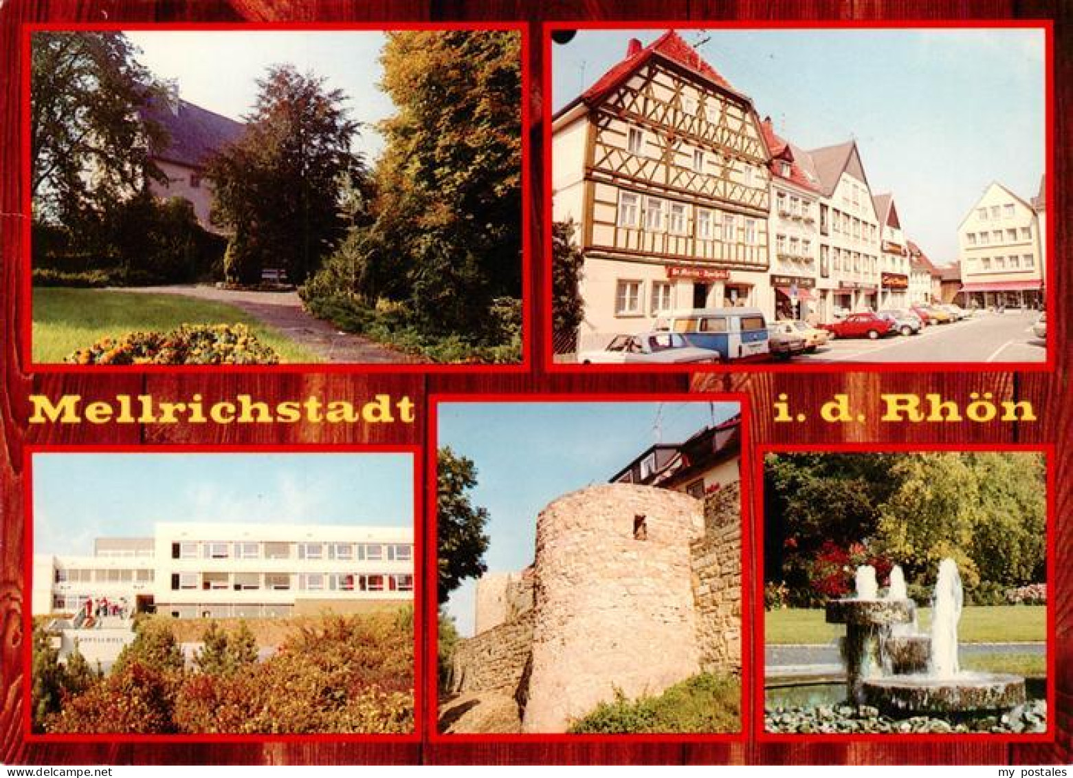 73943836 Mellrichstadt Park Ortspartien Stadtmauer Brunnen - Mellrichstadt