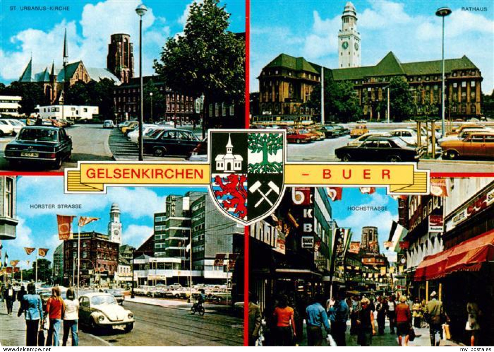 73943814 Buer_Gelsenkirchen Urbanus Kirche Rathaus Hoerster Strasse Hochstrasse - Gelsenkirchen