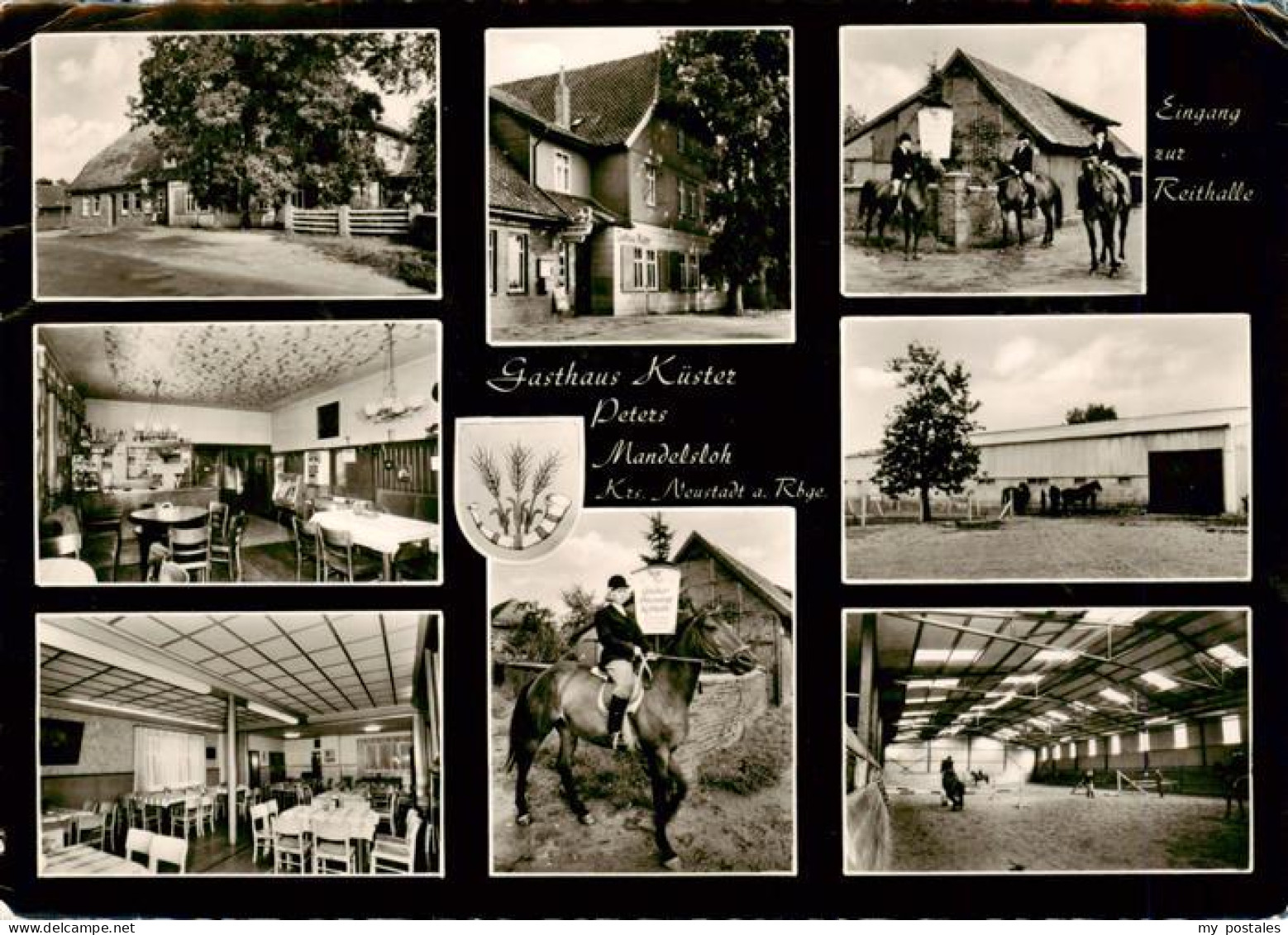 73943800 Mandelsloh Gasthaus Kuester Peters Gastraeme Reithalle Eingang - Neustadt Am Rübenberge