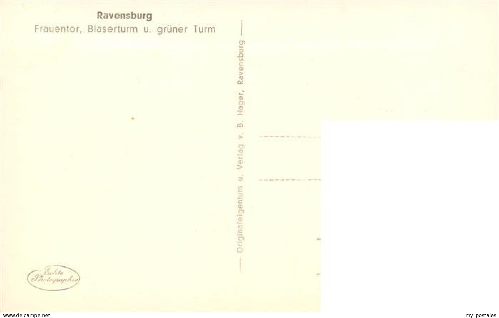 73943667 Ravensburg__Wuerttemberg Frauentor Blaserturm Und Gruener Turm - Ravensburg