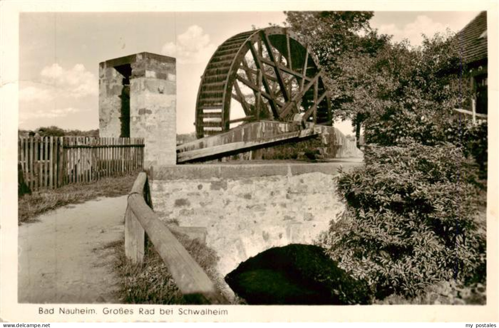 73943641 Bad_Nauheim Grosses Rad Bei Schwalheim - Bad Nauheim